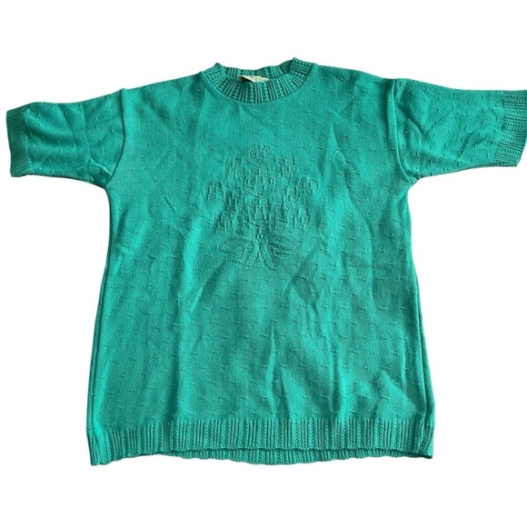 Country Romance Tops - Country Romance Green Cottagecore Knit Top US S